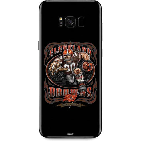 Liquid Blue NFL Cleveland Browns Running Back Galaxy S8 Skin