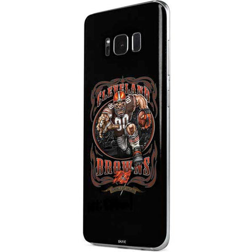 Liquid Blue NFL Cleveland Browns Running Back Galaxy S8 Skin