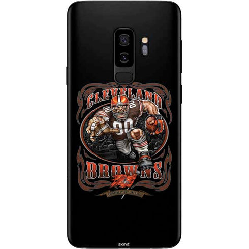Liquid Blue NFL Cleveland Browns Running Back Galaxy S9 Plus Skin