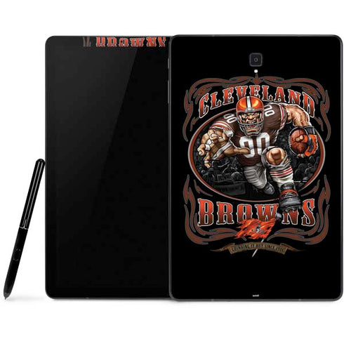 Liquid Blue NFL Cleveland Browns Running Back Samsung Galaxy Tab Skin
