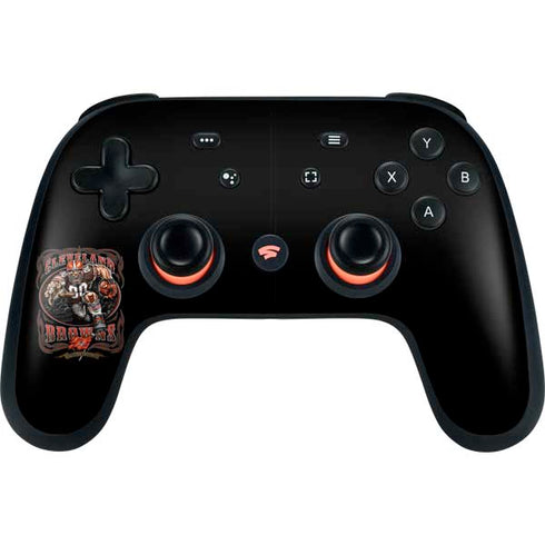 Liquid Blue NFL Cleveland Browns Running Back Google Stadia Controller Skin