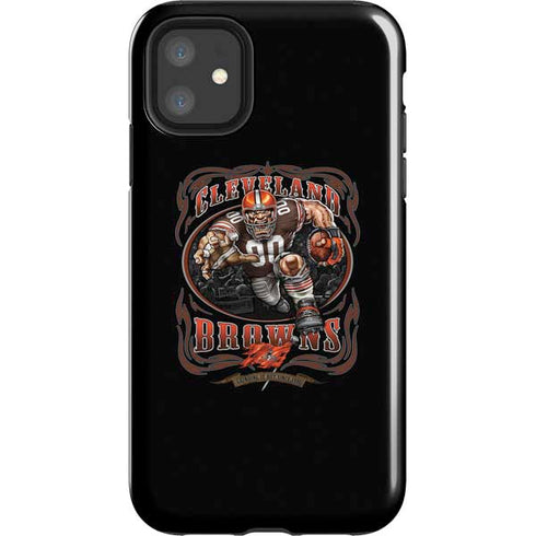 Liquid Blue NFL Cleveland Browns Running Back iPhone 11 Impact Case