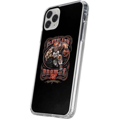 Liquid Blue NFL Cleveland Browns Running Back iPhone 11 Pro Clear Case