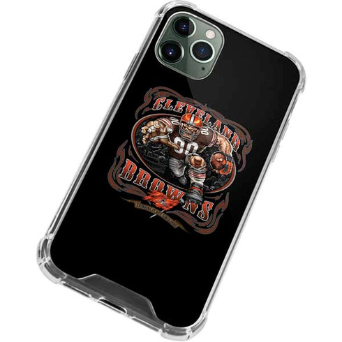 Liquid Blue NFL Cleveland Browns Running Back iPhone 11 Pro Max Clear Case
