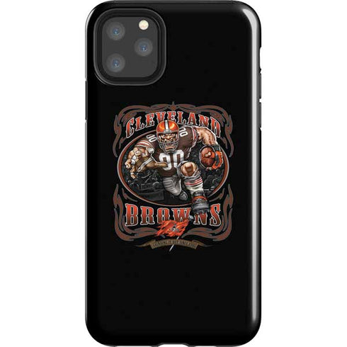 Liquid Blue NFL Cleveland Browns Running Back iPhone 11 Pro Max Impact Case
