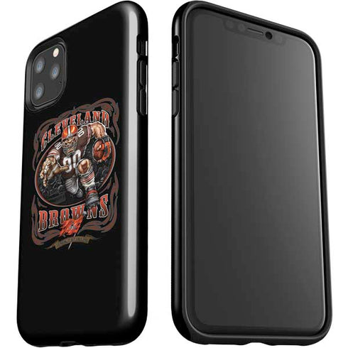 Liquid Blue NFL Cleveland Browns Running Back iPhone 11 Pro Max Impact Case