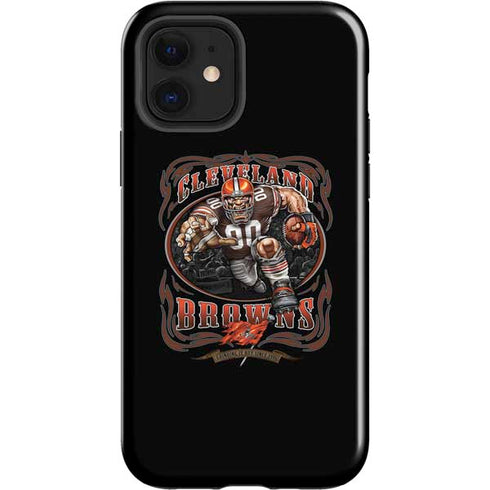 Liquid Blue NFL Cleveland Browns Running Back iPhone 12 Impact Case