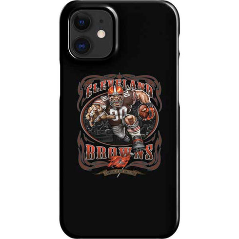 Liquid Blue NFL Cleveland Browns Running Back iPhone 12 Mini Lite Case