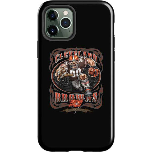 Liquid Blue NFL Cleveland Browns Running Back iPhone 12 Pro Impact Case