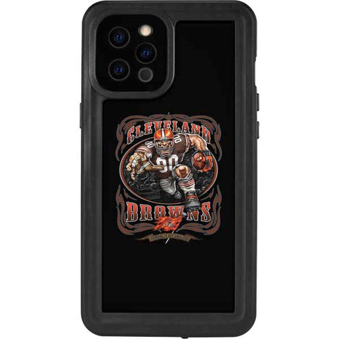 Liquid Blue NFL Cleveland Browns Running Back iPhone 12 Pro Max Waterproof Case