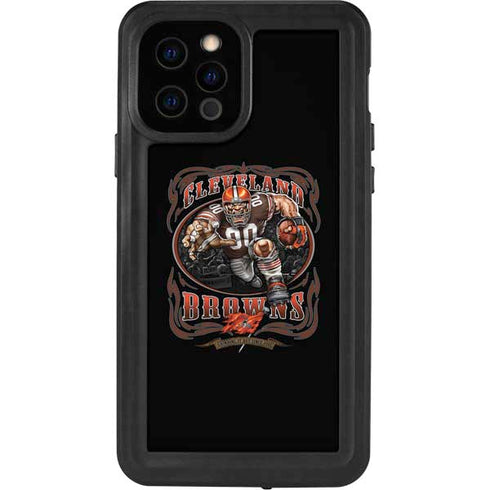 Liquid Blue NFL Cleveland Browns Running Back iPhone 12 Pro Waterproof Case