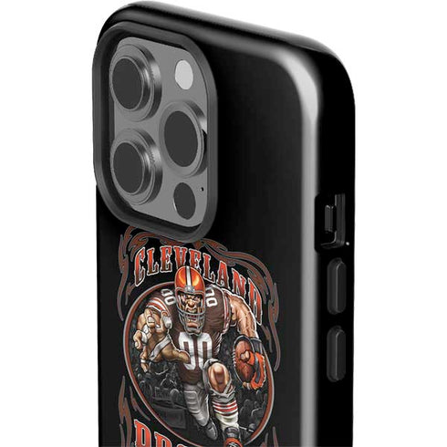Liquid Blue NFL Cleveland Browns Running Back iPhone 13 Pro Impact Case