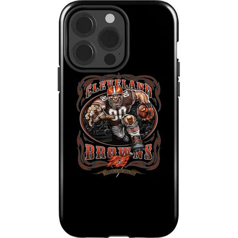Liquid Blue NFL Cleveland Browns Running Back iPhone 13 Pro Impact Case