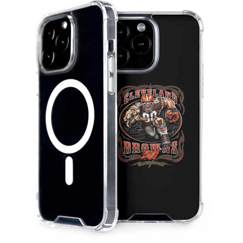 Liquid Blue NFL Cleveland Browns Running Back iPhone 13 Pro Max MagSafe Case