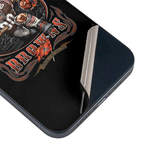 Liquid Blue NFL Cleveland Browns Running Back iPhone 15 Plus Skin