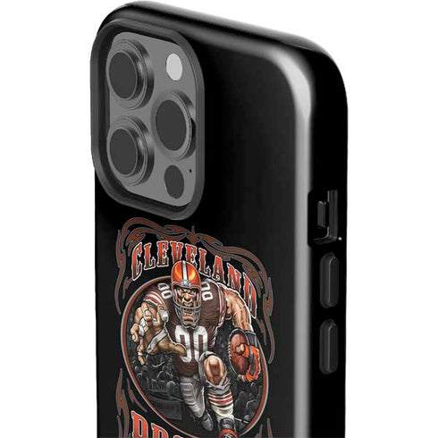 Liquid Blue NFL Cleveland Browns Running Back iPhone 15 Pro Max Impact Case