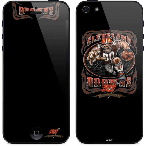 Liquid Blue NFL Cleveland Browns Running Back iPhone 5/5s/5SE Skin