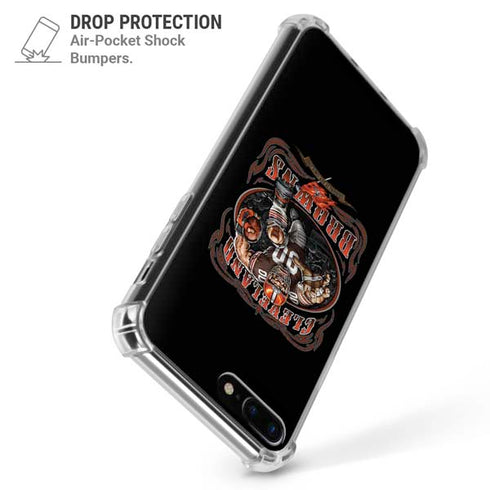 Liquid Blue NFL Cleveland Browns Running Back iPhone 7/8 Plus Clear Case