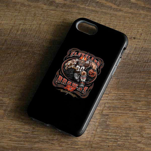 Liquid Blue NFL Cleveland Browns Running Back iPhone 8 Pro Case