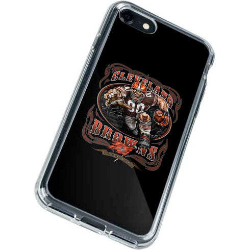 Liquid Blue NFL Cleveland Browns Running Back iPhone SE (2nd & 3rd Gen) Clear Case