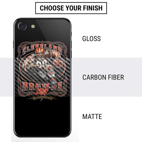 Liquid Blue NFL Cleveland Browns Running Back iPhone SE (2nd & 3rd Gen) Skin