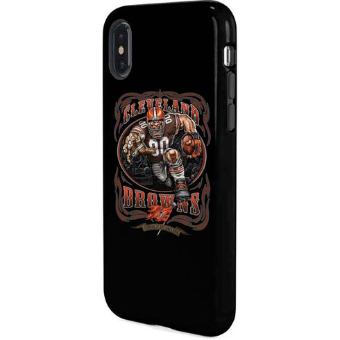 Liquid Blue NFL Cleveland Browns Running Back iPhone X Pro Case