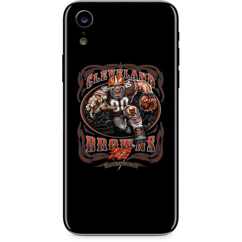 Liquid Blue NFL Cleveland Browns Running Back iPhone XR Skin
