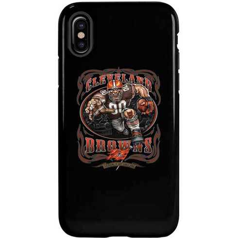 Liquid Blue NFL Cleveland Browns Running Back iPhone XS Pro Case
