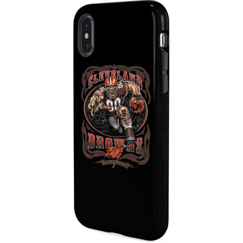 Liquid Blue NFL Cleveland Browns Running Back iPhone XS Pro Case