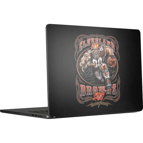 Liquid Blue NFL Cleveland Browns Running Back MacBook Air 15 in (2023) Skin