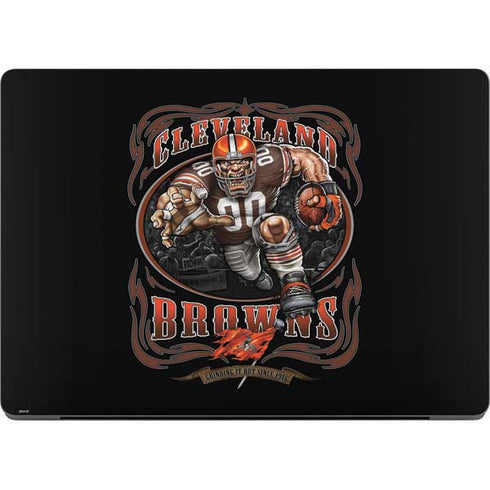 Liquid Blue NFL Cleveland Browns Running Back MacBook Pro 14in (2021-24) Skin