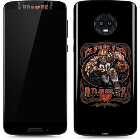 Liquid Blue NFL Cleveland Browns Running Back Moto G6 Skin