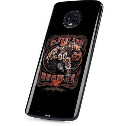Liquid Blue NFL Cleveland Browns Running Back Moto G6 Skin