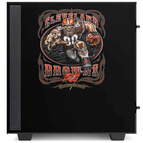 Liquid Blue NFL Cleveland Browns Running Back NZXT H510 Compact ATX Mid-Tower Case Skin