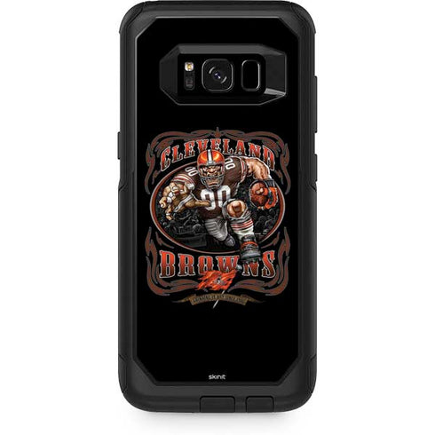 Liquid Blue NFL Cleveland Browns Running Back Otterbox Commuter Galaxy Skin