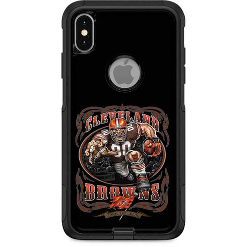 Liquid Blue NFL Cleveland Browns Running Back Otterbox Commuter iPhone Skin