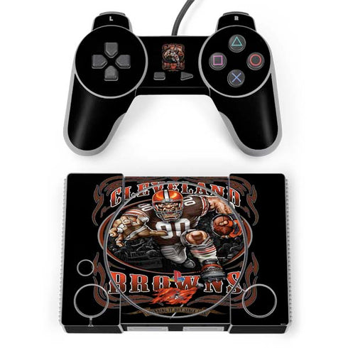 Liquid Blue NFL Cleveland Browns Running Back PlayStation Classic Bundle Skin