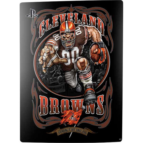 Liquid Blue NFL Cleveland Browns Running Back PS5 Console Skin