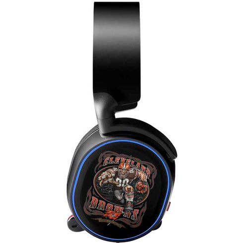 Liquid Blue NFL Cleveland Browns Running Back SteelSeries Arctis 3 Skin
