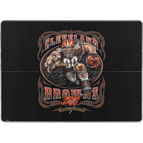 Liquid Blue NFL Cleveland Browns Running Back Surface Pro 8 Skin