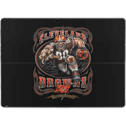 Liquid Blue NFL Cleveland Browns Running Back Surface Pro 9 Skin