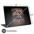 Liquid Blue NFL Cleveland Browns Running Back Universal Laptop 16in (13 x 9.4in) Skin