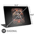 Liquid Blue NFL Cleveland Browns Running Back Universal Laptop 18in (14.6 x 10.6in) Skin