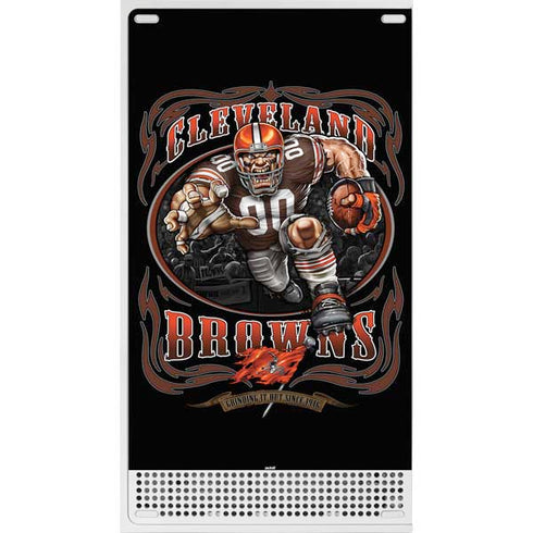Liquid Blue NFL Cleveland Browns Running Back Xbox Series S Bundle Skin