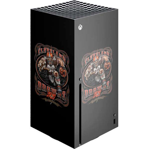 Liquid Blue NFL Cleveland Browns Running Back Xbox Series X Console Skin