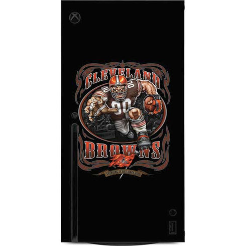 Liquid Blue NFL Cleveland Browns Running Back Xbox Series X Console Skin