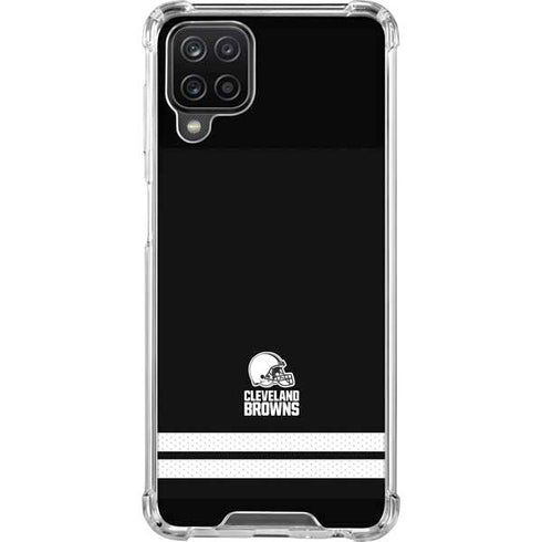 NFL Cleveland Browns Shutout Galaxy A12 Clear Case