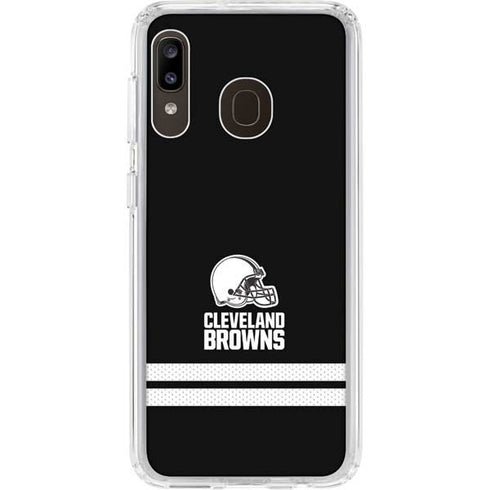NFL Cleveland Browns Shutout Galaxy A20 Clear Case