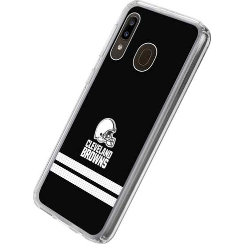 NFL Cleveland Browns Shutout Galaxy A20 Clear Case