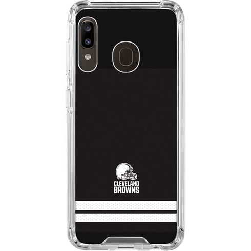 NFL Cleveland Browns Shutout Galaxy A30 Clear Case